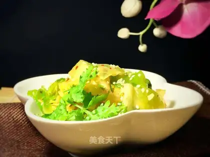 Garlic coleslaw