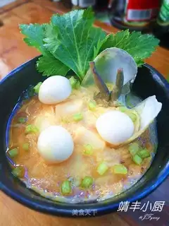Seafood tea bowl steams