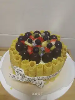 New Year's fragrance fruit cake