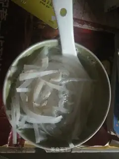 Boiled radish