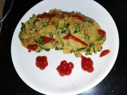 Vegetable rice cake