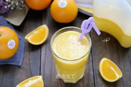 Orange apple juice