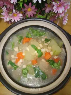 Pork shrimp soup