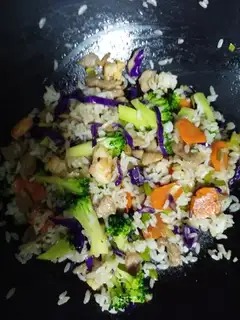 Time food and rice