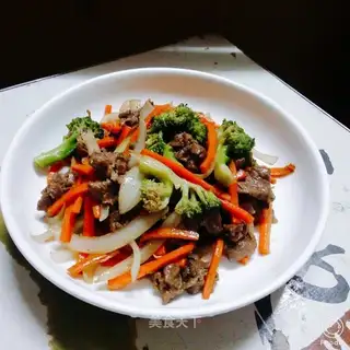 Beef fried vegetables