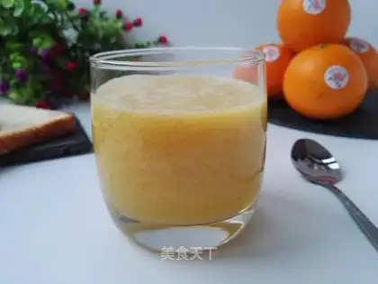 Sweet orange banana juice