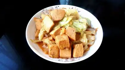 Frozen tofu cabbage