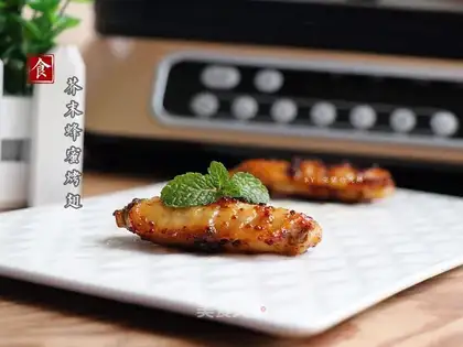 Mustard honey chicken wings