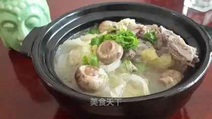 Lamb chops, hot pot