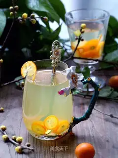 Orange honey tea