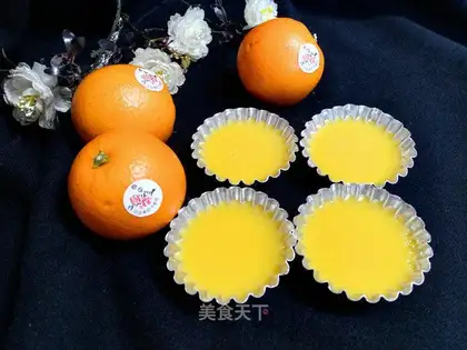 Orange pudding