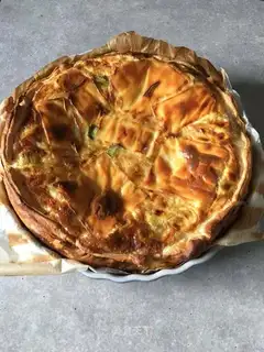♪ Onions of salted eggs and milk pie ♪