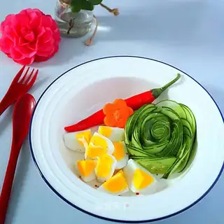 Cucumber egg salad