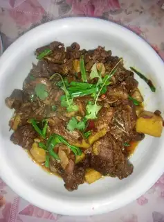 Duck and potatoes