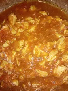 Red chicken