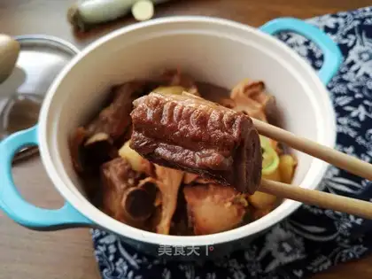 Potato mushroom steak