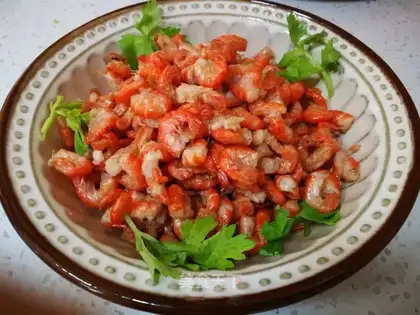 Socked shrimp