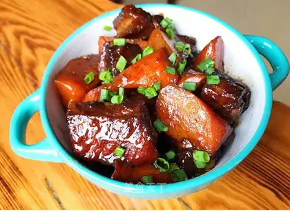 Carrot with a steak