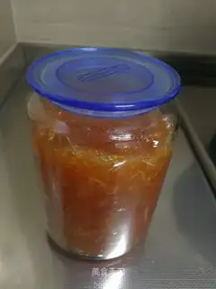 A grapefruit tea