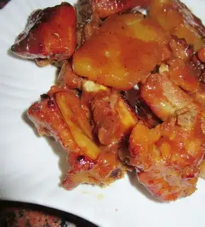 Red burn ribs