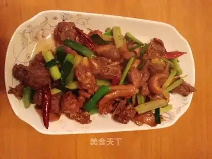 Creamed duck