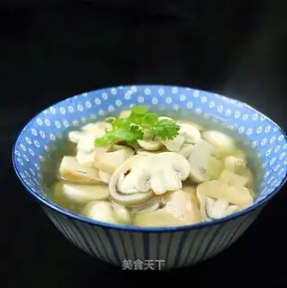Weed mushroom chicken soup