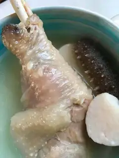 Double chicken soup