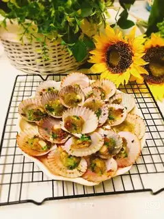 Garlic scallops