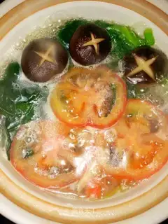 We got mushroom soup
