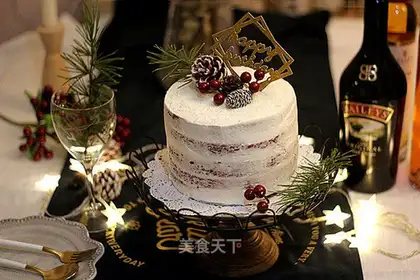 Red velvet birthday cake
