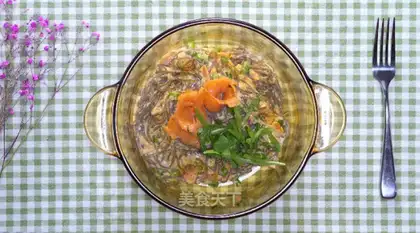 The creamed salmon