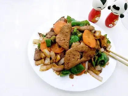 Fried liver