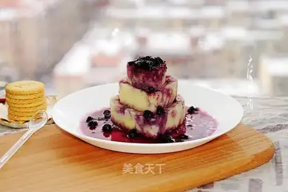 Blueberry mashed potatoes