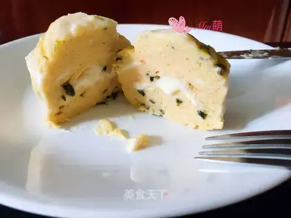 Gold cheese muffy shrimp