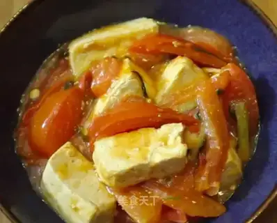 Scrambled tomato tofu
