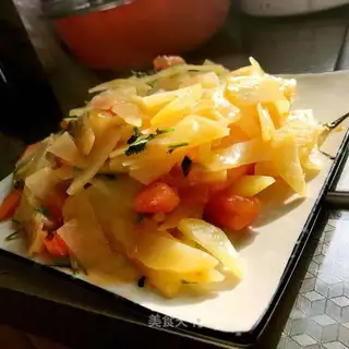 Tomato fried potatoes