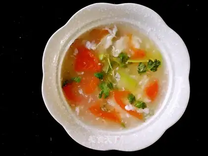 Potato melon soup
