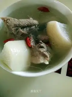 radish steak soup