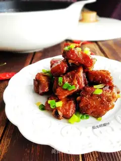 Fried beer ribs