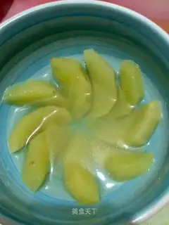 Sweet apple soup