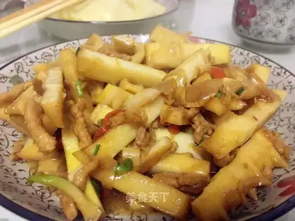Winter-dry fried meat
