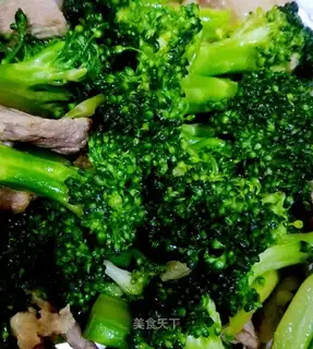 Fried broccoli