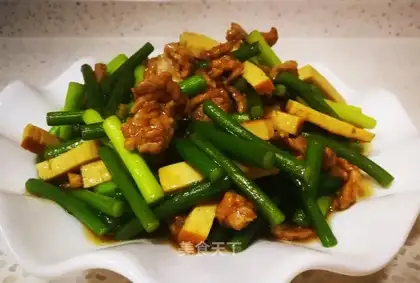 Garlic fried meat
