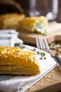 Sweet green pea pie