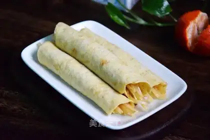 Oatmeal potato burrito