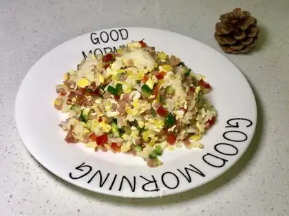 Pepper fried rice