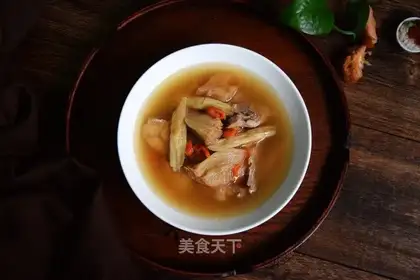 The chicken soup