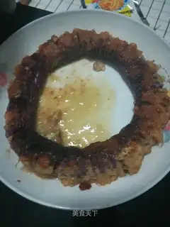 Pancakes and meat