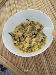 Pork steamed eggs