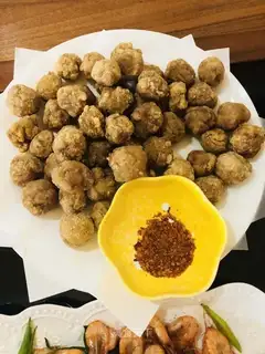 Dry fried meat